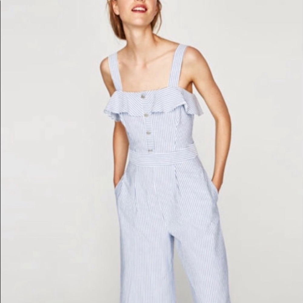 🌟 ZARA🌟 Striped Jumpsuit